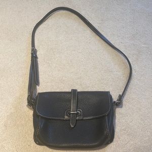 Dooney and Burke black shoulder bag. Like new.